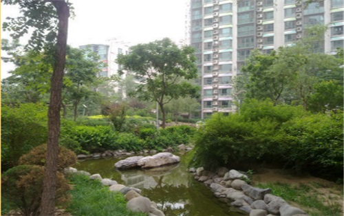 五栋大楼内景