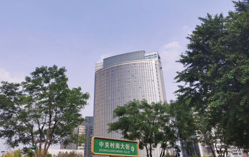 新洲商务大厦正门